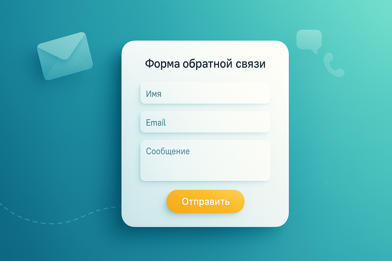 Блог - Форма обратной связи, в которую реально пишут